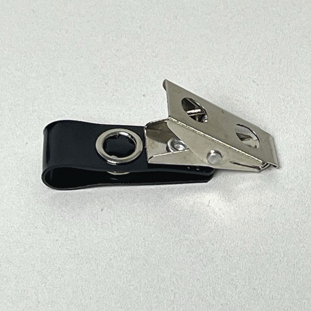 141 Pack Premium Badge Clips with Black Vinyl Strap & Metal Clip - Picture 6 of 7